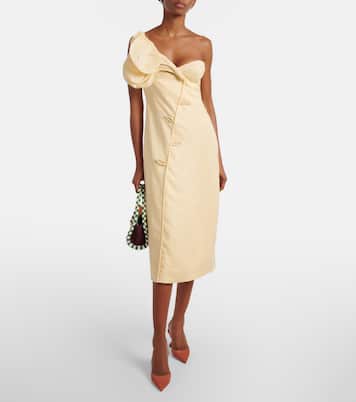 Slingback-Pumps Holli aus Veloursleder | Amina Muaddi