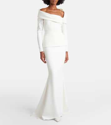 Robe Millie aus Crêpe | Safiyaa