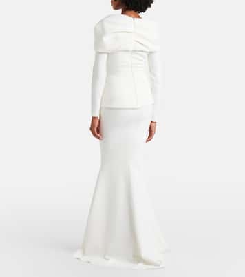 Robe Millie aus Crêpe | Safiyaa