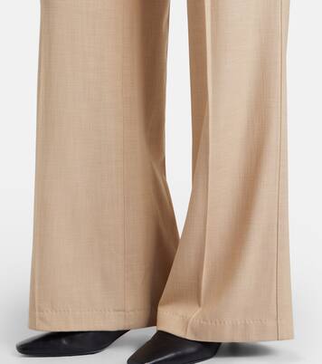 Pleated wide-leg pants | Veronica Beard