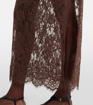 Millie cotton and silk lace maxi dress | Bananhot