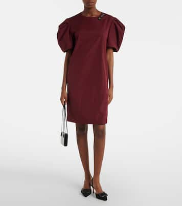 Puff-sleeve cotton poplin minidress | 'S Max Mara