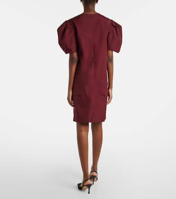Puff-sleeve cotton poplin minidress | 'S Max Mara