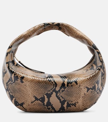 Olivia Medium snake-effect leather tote bag | Khaite