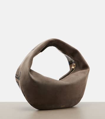 Olivia Medium snake-effect leather tote bag | Khaite