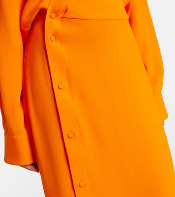Off-shoulder silk gown | Balenciaga