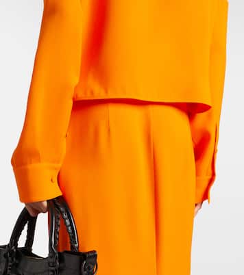 Off-shoulder silk gown | Balenciaga