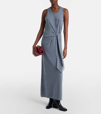 Angeline cotton and cashmere maxi dress | Lisa Yang