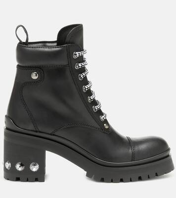 Bottines en cuir | Miu Miu