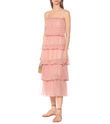 Harlyn floral tulle midi dress | Simkhai