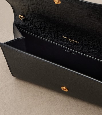 Uptown leather wallet on chain | Saint Laurent