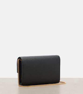 Uptown leather wallet on chain | Saint Laurent