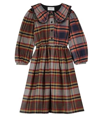 Robe à carreaux en coton | Paade Mode