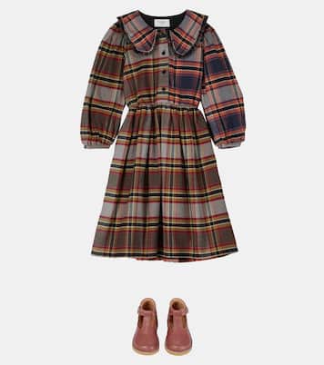 Robe à carreaux en coton | Paade Mode