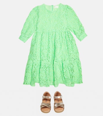 Robe Phoenix en coton mélangé et dentelle | Morley