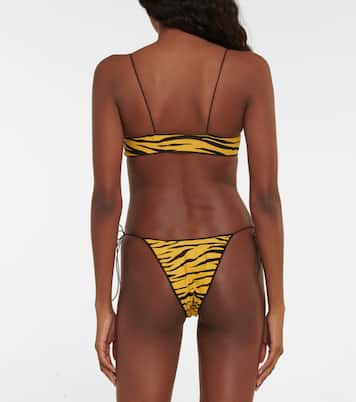 Culotte de bikini The C à motif zébré | Tropic of C