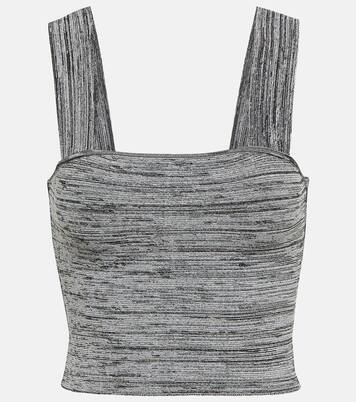 White Label Cropped-Top aus Strick | Proenza Schouler