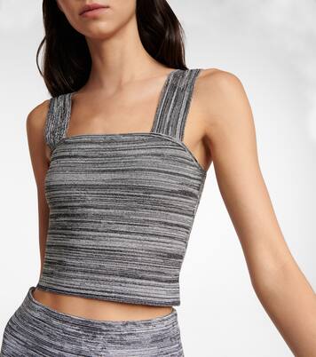 White Label Cropped-Top aus Strick | Proenza Schouler