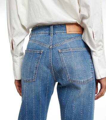 Embellished cropped jeans | Stella McCartney
