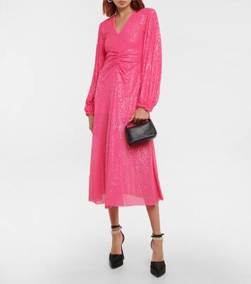 Robe midi à sequins | Rotate