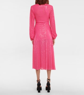 Robe midi à sequins | Rotate