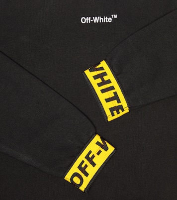Logo cotton jersey sweatshirt | Off-White Kids