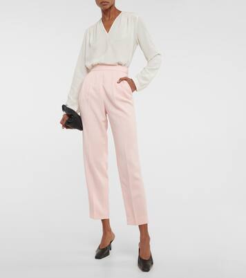 V-neck silk blouse | Joseph