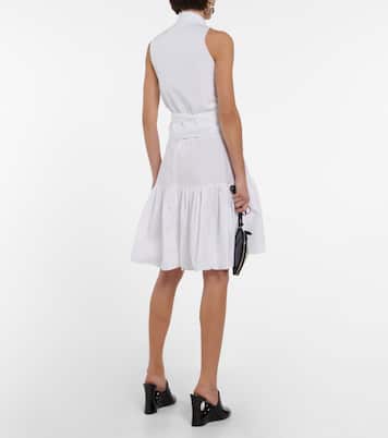 Cotton poplin minidress | Alaïa
