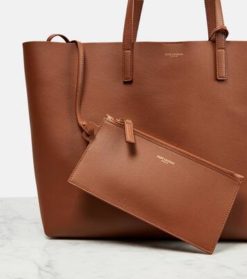 Shopping E/W leather tote bag | Saint Laurent