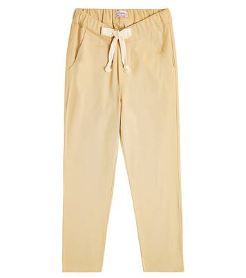 Straight cotton-blend pants | La Coqueta