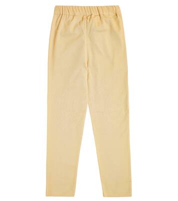 Straight cotton-blend pants | La Coqueta