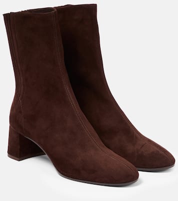 Saint Honore suede ankle boots | Aquazzura