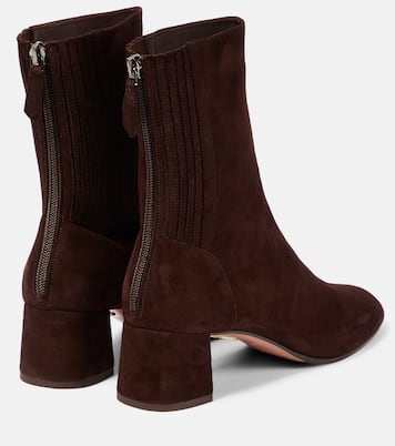Saint Honore suede ankle boots | Aquazzura