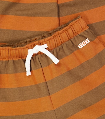 Tiny Stripes cotton-blend sweatpants | Tinycottons