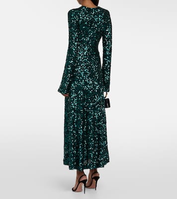 Robe midi à sequins | Rotate