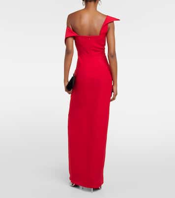 Asymmetric wool and silk gown | Roland Mouret