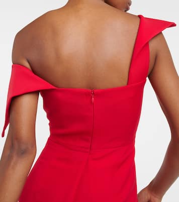 Asymmetric wool and silk gown | Roland Mouret