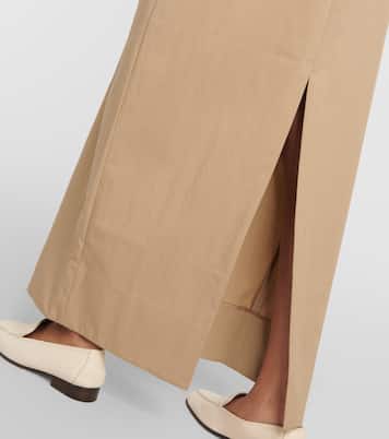 Maxikleid aus einem Baumwollgemisch | CO