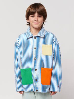 Veste rayée en coton | Bobo Choses