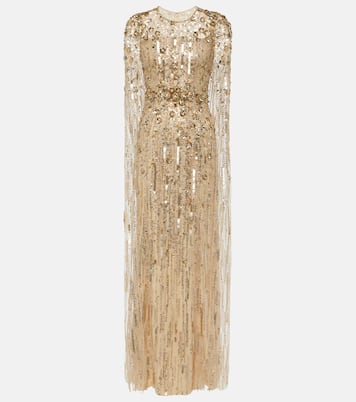 Robe longue Ruby à sequins | Jenny Packham