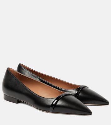 Jhene leather ballet flats | Malone Souliers