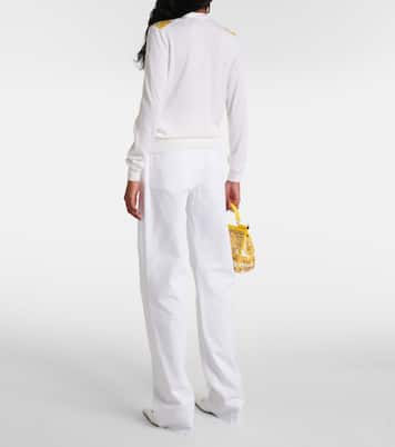 Cardigan Majolica aus Seiden-Twill | Dolce&Gabbana