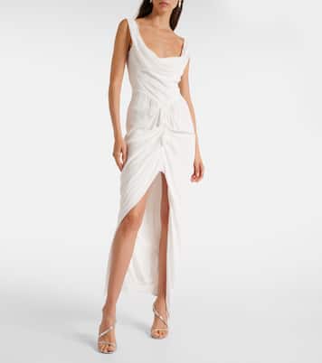 Bridal Panther gathered corset dress | Vivienne Westwood