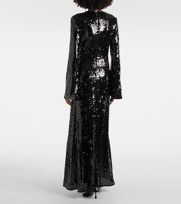 Robe mit Pailletten | Rotate