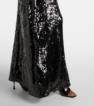 Robe mit Pailletten | Rotate