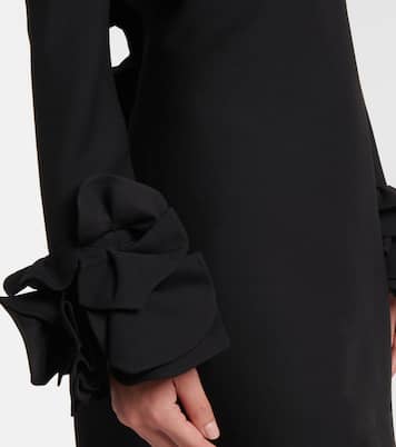 Crepe Couture ruffled minidress | Valentino