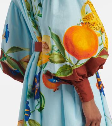 Robe chemise Dahlia en coton et soie | Alémais