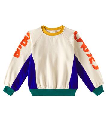 Colorblocked cotton jersey sweatshirt | Bobo Choses