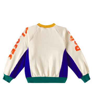 Colorblocked cotton jersey sweatshirt | Bobo Choses
