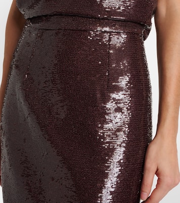 Midirock mit Pailletten | Roland Mouret